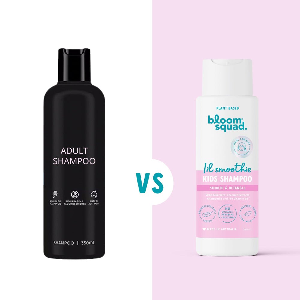 What’s the Difference Between Kids Shampoo and Adult Shampoo? - Bloom Squad® Kids Haircare